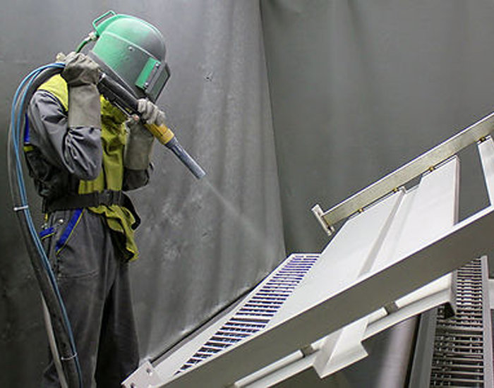 Sablage radiateur en fonte à Abbeville